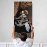 Queen Mariana of Austria by Diego Velazquez Canvas Wall Art Print