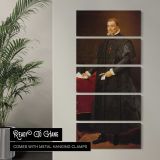 Don Diego del Corral y Arellano by Diego Velazquez canvas wall art in a contemporary room