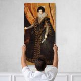 Elisabeth of France Queen of Spain by Diego Velazquez Canvas Wall Art Print