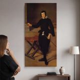 Juan Calabazas Called Calabacillas by Diego Velazquez canvas wall art mockup 02