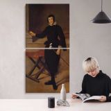Juan Calabazas Called Calabacillas by Diego Velazquez canvas wall art mockup 04