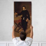 Juan Calabazas Called Calabacillas by Diego Velazquez Canvas Wall Art Print