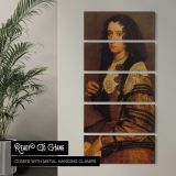 Portrait of a Young Woman by Diego Velazquez canvas wall art in a contemporary room