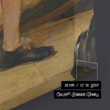 The Jester Don Juan of Austria by Diego Velazquez close up showing gallery canvas texture and depth