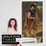 The Jester Don Juan of Austria by Diego Velazquez canvas wall art mockup 03