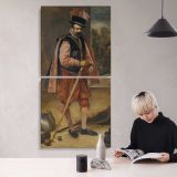 The Jester Don Juan of Austria by Diego Velazquez canvas wall art mockup 04