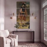 The Jester Don Juan of Austria by Diego Velazquez canvas print shown in a styled interior