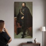 The Count Duke of Olivares by Diego Velazquez canvas wall art mockup 02