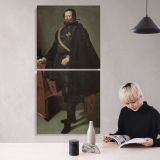 The Count Duke of Olivares by Diego Velazquez canvas wall art mockup 04
