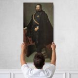 The Count Duke of Olivares by Diego Velazquez Canvas Wall Art Print