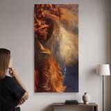Chaos by George Frederic Watts canvas wall art mockup 02