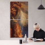Chaos by George Frederic Watts canvas wall art mockup 04