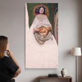 Portrait of Mrs Robert Harrison by John Singer Sargent canvas wall art mockup 02