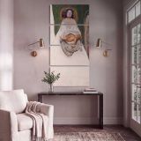 Portrait of Mrs Robert Harrison by John Singer Sargent canvas print shown in a styled interior