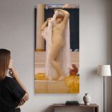 The Bath of Psyche by Frederic Leighton canvas wall art mockup 02
