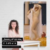 The Bath of Psyche by Frederic Leighton canvas wall art mockup 03