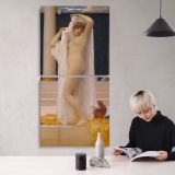 The Bath of Psyche by Frederic Leighton canvas wall art mockup 04