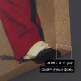 The Fifer by Edouard Manet close up showing gallery canvas texture and depth