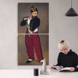 The Fifer by Edouard Manet canvas wall art mockup 04