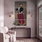 The Fifer by Edouard Manet canvas print shown in a styled interior