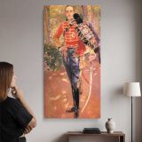 Ceremonial Officer in Red Uniform canvas wall art mockup 02