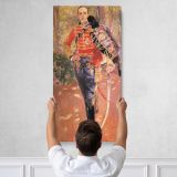 Ceremonial Officer in Red Uniform Canvas Wall Art Print