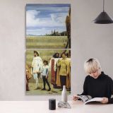 Cimabues Celebrated Madonna Procession by Frederic Leighton canvas wall art mockup 04
