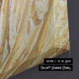 Woman in a White Dress by a Garden Wall by Frederic Leighton close up showing gallery canvas texture and depth