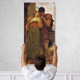 The Farewell Embrace by Frederic Leighton Canvas Wall Art Print