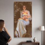 A Light in the Darkness by Daniel Gerhartz canvas wall art mockup 02