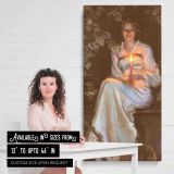 A Light in the Darkness by Daniel Gerhartz canvas wall art mockup 03