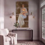 A Light in the Darkness by Daniel Gerhartz canvas print shown in a styled interior