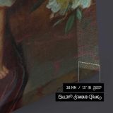 Romantic Embrace by Daniel Gerhartz close up showing gallery canvas texture and depth