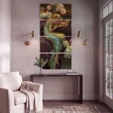 Romantic Embrace by Daniel Gerhartz canvas print shown in a styled interior