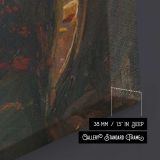 October by Daniel Gerhartz close up showing gallery canvas texture and depth