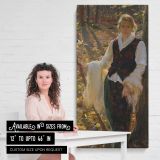 October by Daniel Gerhartz canvas wall art mockup 03