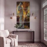Offering by Daniel Gerhartz canvas print shown in a styled interior