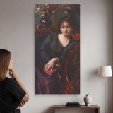 Scarlet by Daniel Gerhartz canvas wall art mockup 02