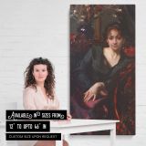 Scarlet by Daniel Gerhartz canvas wall art mockup 03