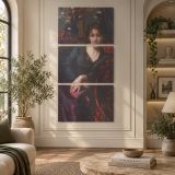 Scarlet by Daniel Gerhartz canvas wall art displayed in an interior
