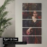 Scarlet by Daniel Gerhartz canvas wall art in a contemporary room