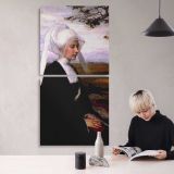 Sunday by the Sea by Ann James Massey canvas wall art mockup 04