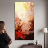 The Triumph of Light over Darkness by Franz von Matsch canvas wall art mockup 02