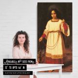 The Acolyte by Abraham Solomon canvas wall art mockup 03
