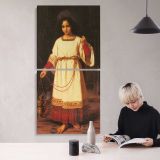 The Acolyte by Abraham Solomon canvas wall art mockup 04