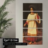 The Acolyte by Abraham Solomon canvas wall art in a contemporary room