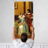 The Attentive Courtier by Adolphe Alexandre Lesrel Canvas Wall Art Print