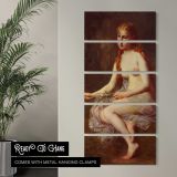 Innocence by Adolphe Jourdan canvas wall art in a contemporary room