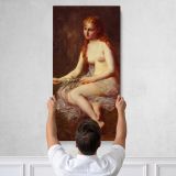 Innocence by Adolphe Jourdan Canvas Wall Art Print