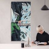 Shiragumo Waterfall of Nikko 1910 by Hiroaki Takahashi canvas wall art mockup 04